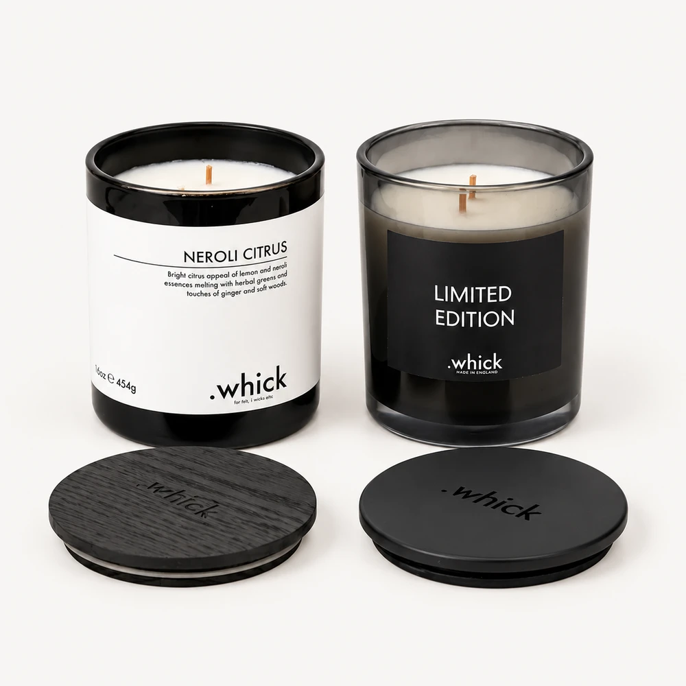 נרות Whick Black & White – Neroli Citrus / Currant Noir