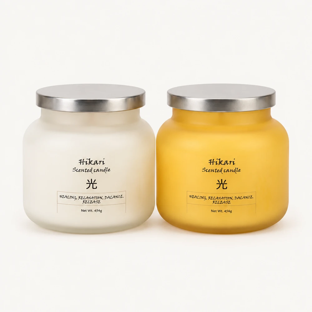 נרות Hikari Cream – דבש / פרחי גינה
